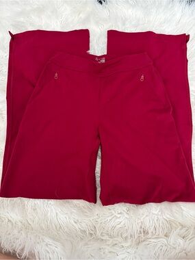 Aerie Women’s Wide-Leg Pull-On Pants in Deep Raspberry